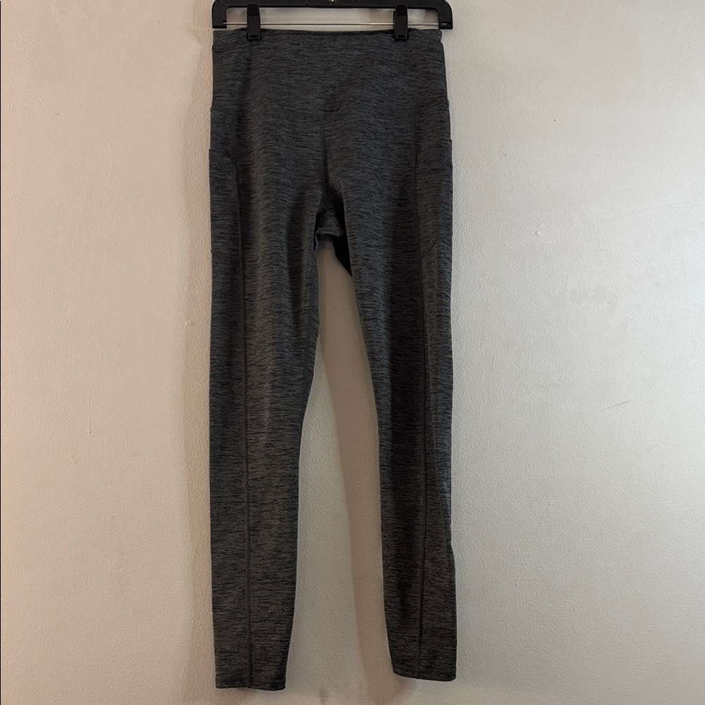 Gaiam Women’s M Gray High Rise Yoga Leggings Full Length Activewear - Picture 2 of 10